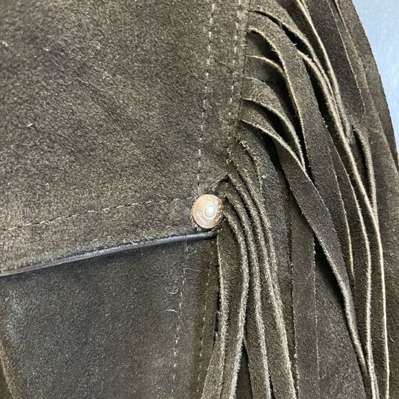 Harley Davidson Suede Fringe Unisex Jacket - Picture 4 of 10